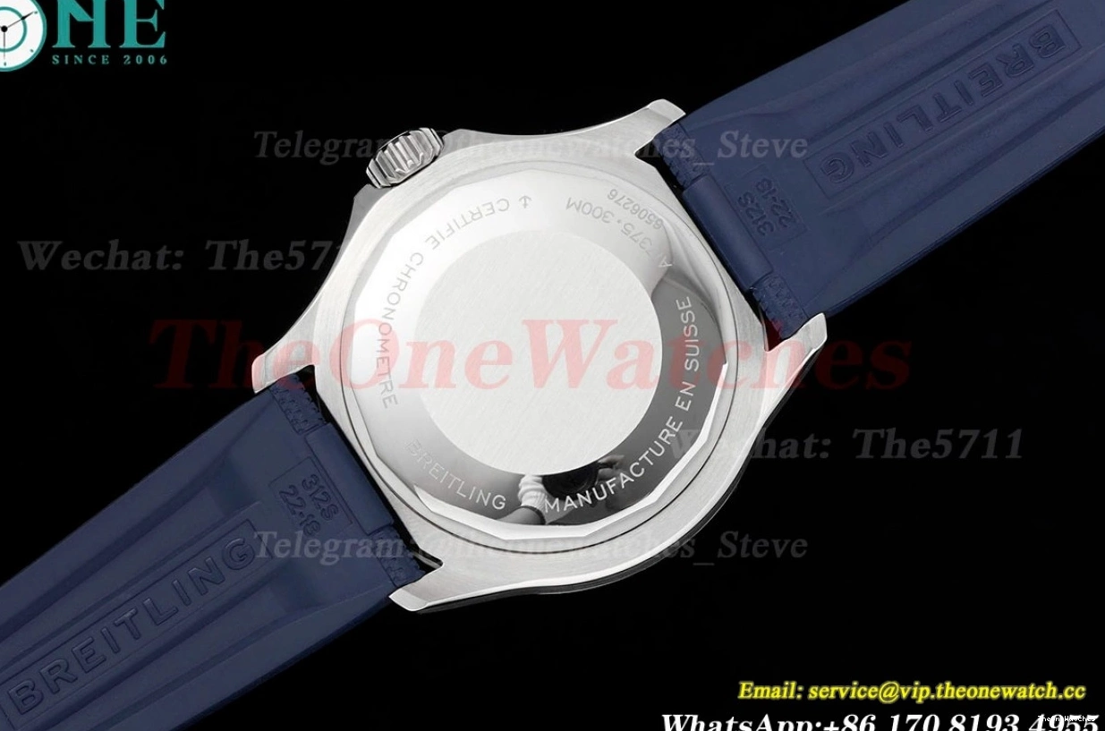 White Bezel Dial SS BLSF RU Blue Superocean 42mm A2824 0519